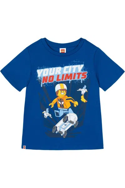 Lego Boys' Short Sleeve T-shirt (toddler, Little Kid & Big Kid) In Blue