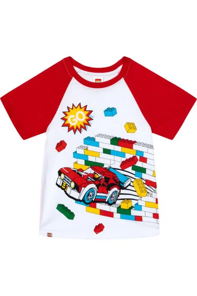 Lego Boys' Short Sleeve T-shirt (toddler, Little Kid & Big Kid) In Red