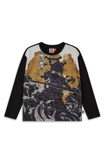 Lego Kids'  Ninjago Graphic T-shirt In Black