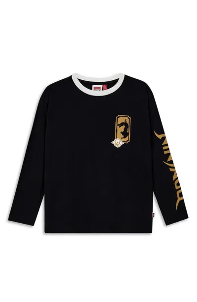 Lego Kids' Ninjago Graphic T-shirt In Black