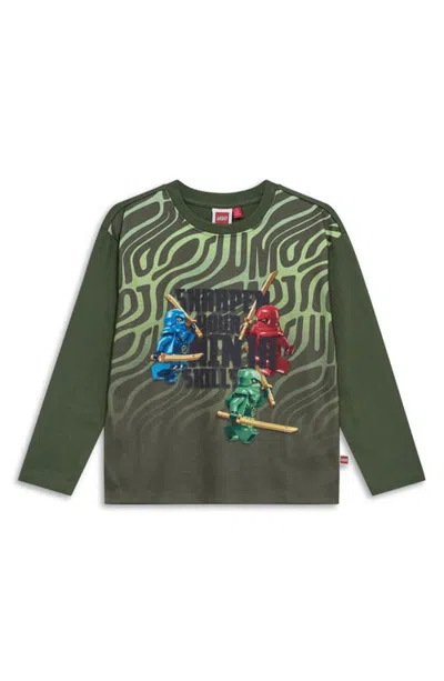 Lego Kids' Ninjago Graphic T-shirt In Green