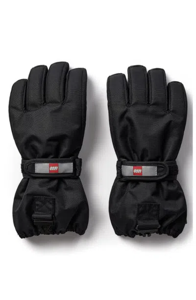 Lego Kids' Waterproof Tech Gloves In Black