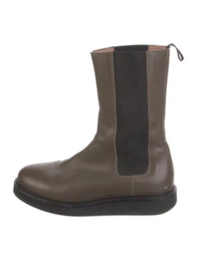 Pre-owned Legres Leather Chelsea Boots In Black/brown