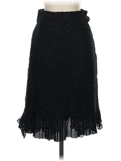 Pre-owned Leifsdottir Formal Skirt In Black