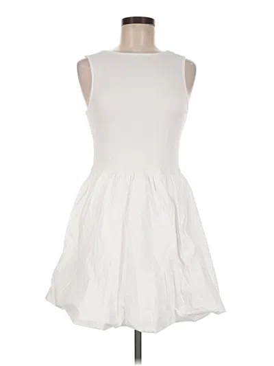 Pre-owned Leith Casual Dress In White