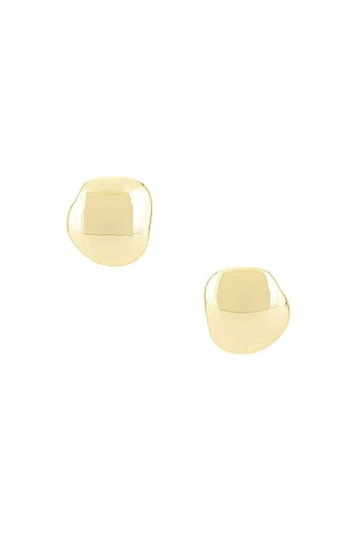 Lele Sadoughi Discus Button Earrings In Gold