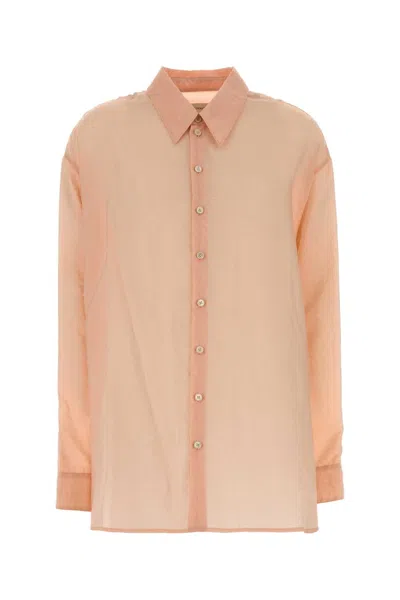 Lemaire Crepe Shirt In Pink