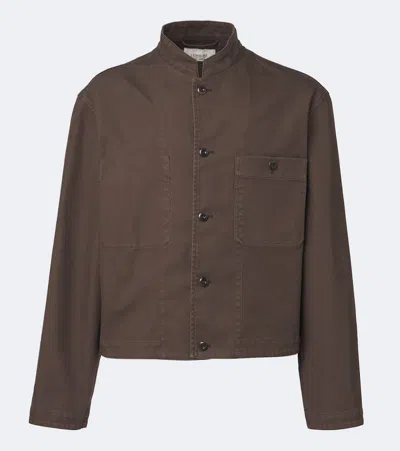 Lemaire Denim Jacket In Brown