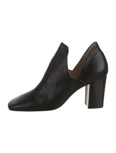Pre-owned Lemaire Leather Boots In Black