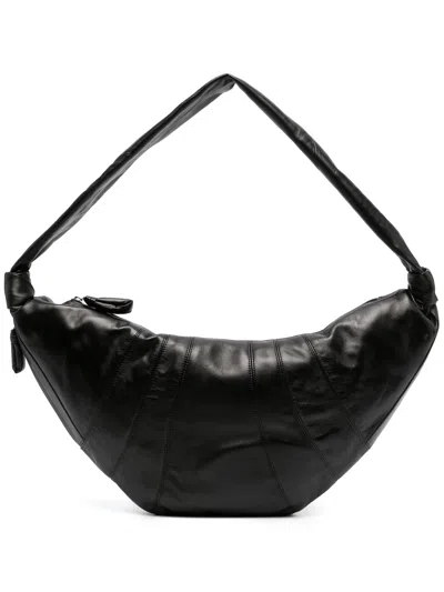 Lemaire Mini Handbag With Knot Detailing In Black