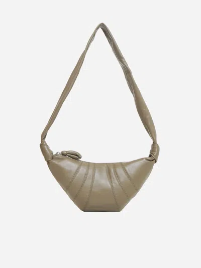 Lemaire Small Croissant Bag In Dark Sage