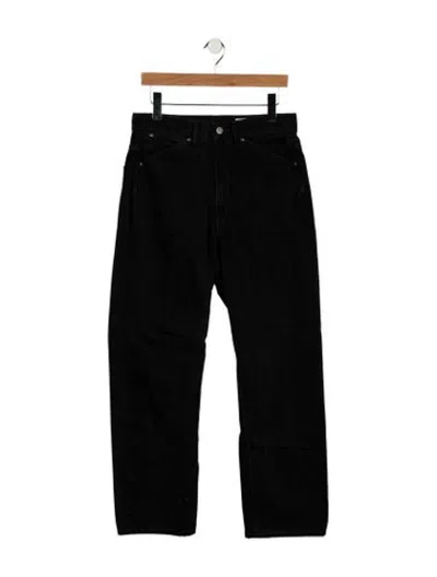 Pre-owned Lemaire Straight-leg Jeans In Black
