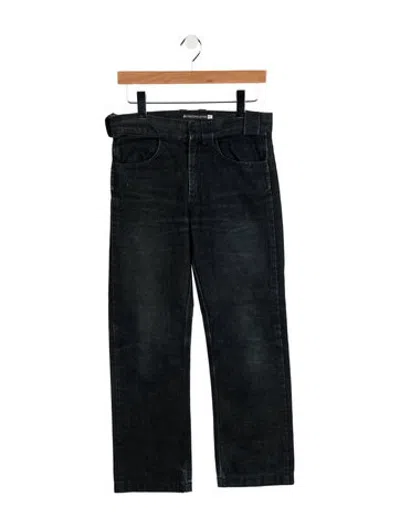 Pre-owned Lemaire Straight-leg Jeans In Black