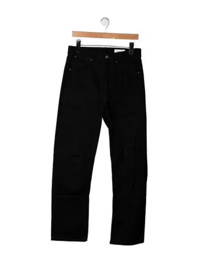 Pre-owned Lemaire Straight-leg Jeans In Black