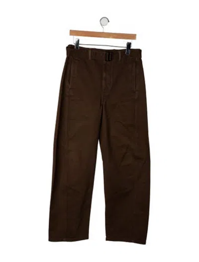 Pre-owned Lemaire Straight-leg Jeans In Brown