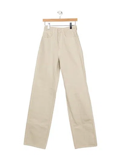 Pre-owned Lemaire Straight-leg Jeans In Neutrals