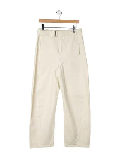 Pre-owned Lemaire Straight-leg Jeans In Yellow