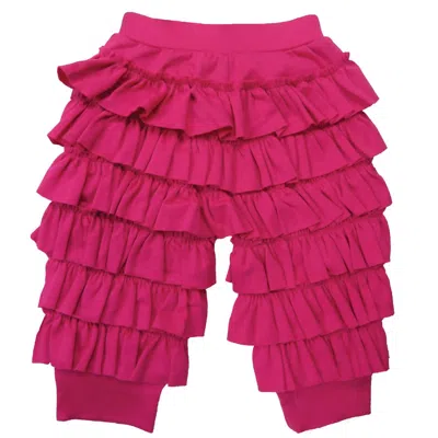 Lemon Loves Layette Kids' Newborn And Baby Girls Ella Pants In Hot Pink