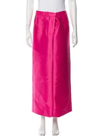 Pre-owned Leo Lin Long Skirt W/ Tags In Pink