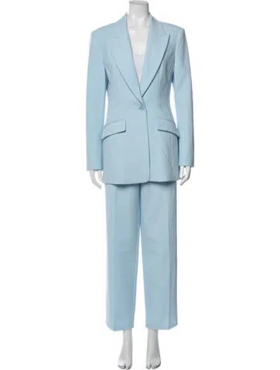 Pre-owned Leo Lin Pantsuit In Blue