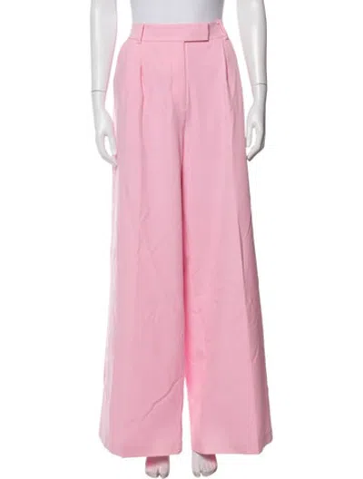 Pre-owned Leo Lin Wide Leg Pants W/ Tags In Pink