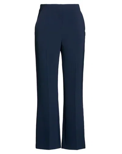 Leonard Paris Woman Pants Midnight Blue Size 14 Polyester, Polyurethane