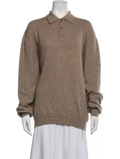 Pre-owned Les Copains Cashmere Sweater In Brown