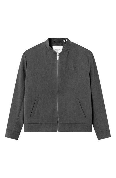 Les Deux Como Bomber Jacket In Grey Melange