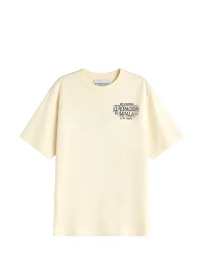 Les Héritiers Operación Impala Graphic-print T-shirt In Neutral