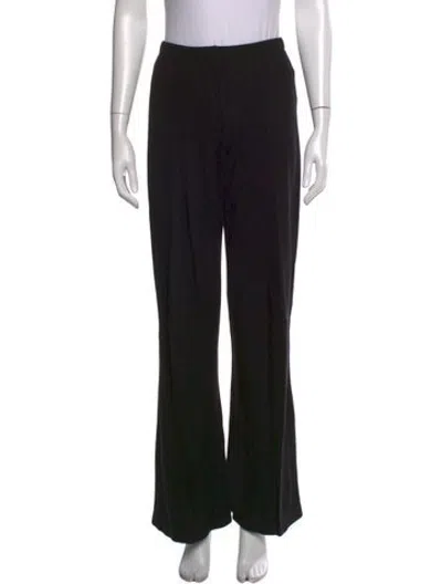 Pre-owned Leset Flared Pants In Black