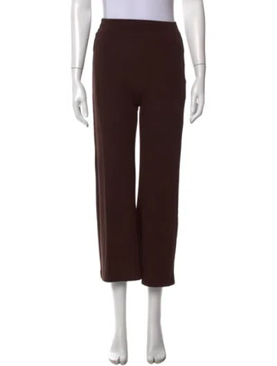 Pre-owned Leset Straight Leg Pants In Brown