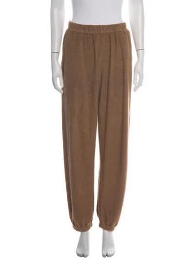 Pre-owned Leset Straight Leg Pants In Brown
