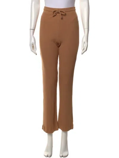 Pre-owned Leset Straight Leg Pants In Neutrals