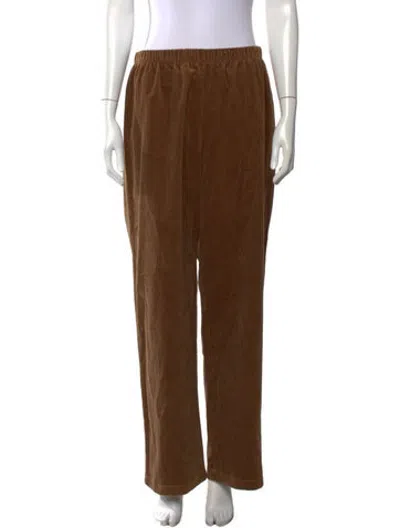 Pre-owned Leset Straight Leg Pants W/ Tags In Brown