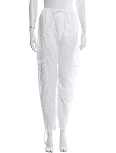 Pre-owned Leset Straight Leg Pants In White