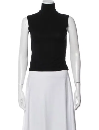 Pre-owned Leset Turtleneck Sweater In Black