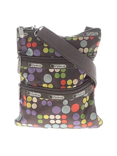 Pre-owned Lesportsac Crossbody Bag In Gray