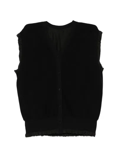 Less Layered Knit Vest In Multi
