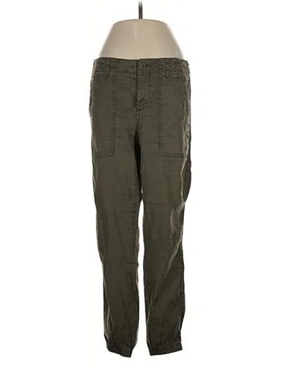 Pre-owned Level 99 Linen Pants In Green