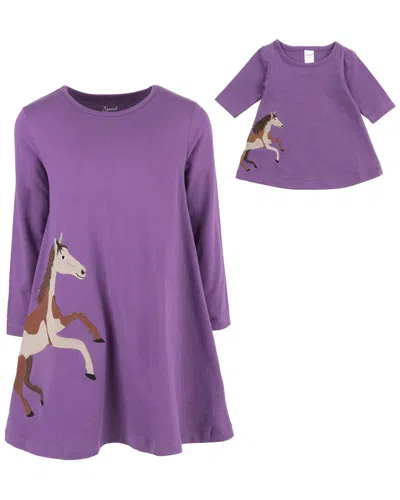 Leveret Matching Girls & Doll Dress