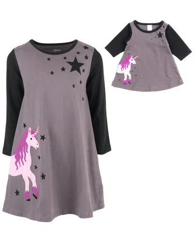 Leveret Matching Girls & Doll Dress