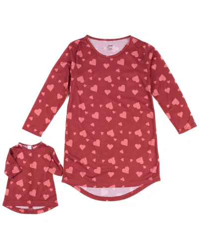 Leveret Matching Girls & Doll Nightgown