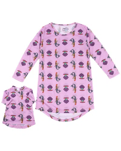 Leveret Matching Girls & Doll Nightgown