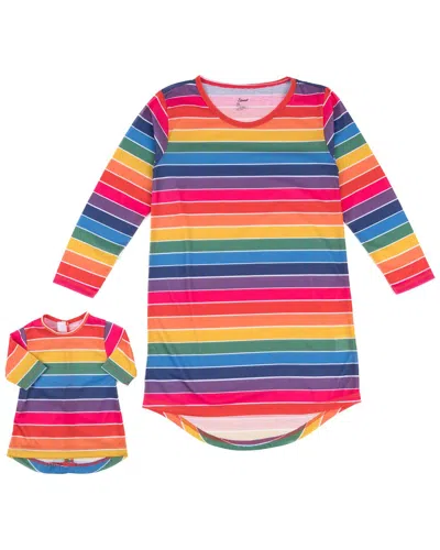 Leveret Matching Girls & Doll Nightgown