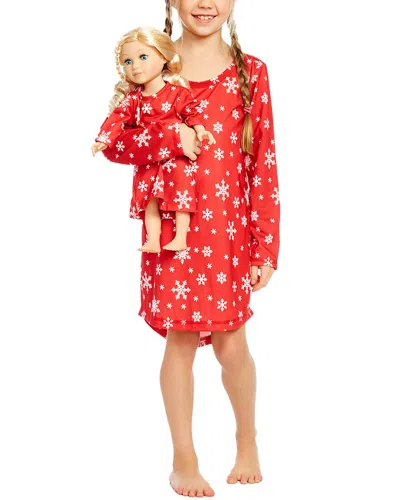 Leveret Matching Girls & Doll Nightgown