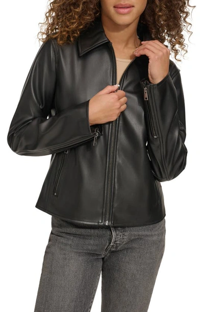 Levi's Racer Faux Leather Jacket In Black