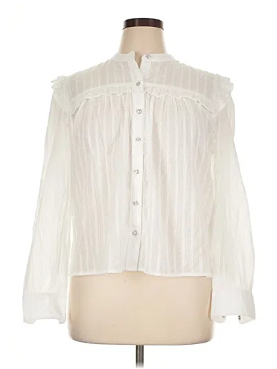 Pre-owned Levi's Long Sleeve Blouse In Ivory