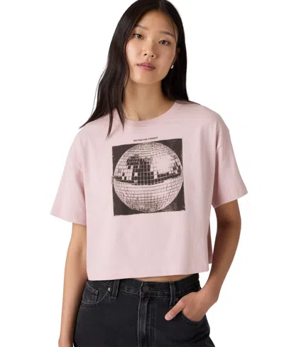 Levi's Women's Graphic Cropped Anyday T-shirt In Multi