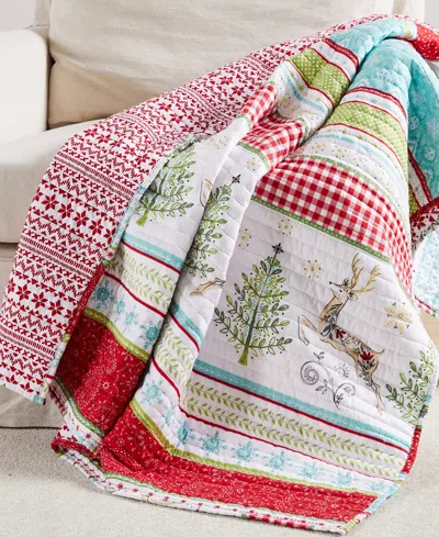 Levtex Comet & Cupid Quilted Throw, 50" X 60" In Multi