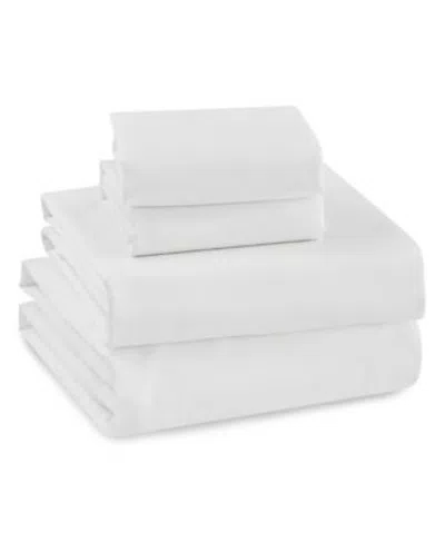 Levtex Home 300 Thread Count Cotton Sateen Fitted Sheets In White